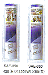 セキュリティフィルムのパッケージ